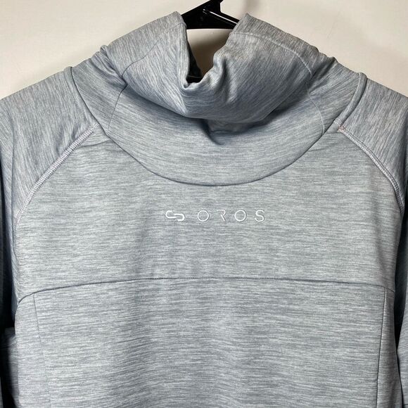 OROS Astra Funnel Neck Solarcore Insulated Pullover in Titanium Heather - Picture 5 of 16